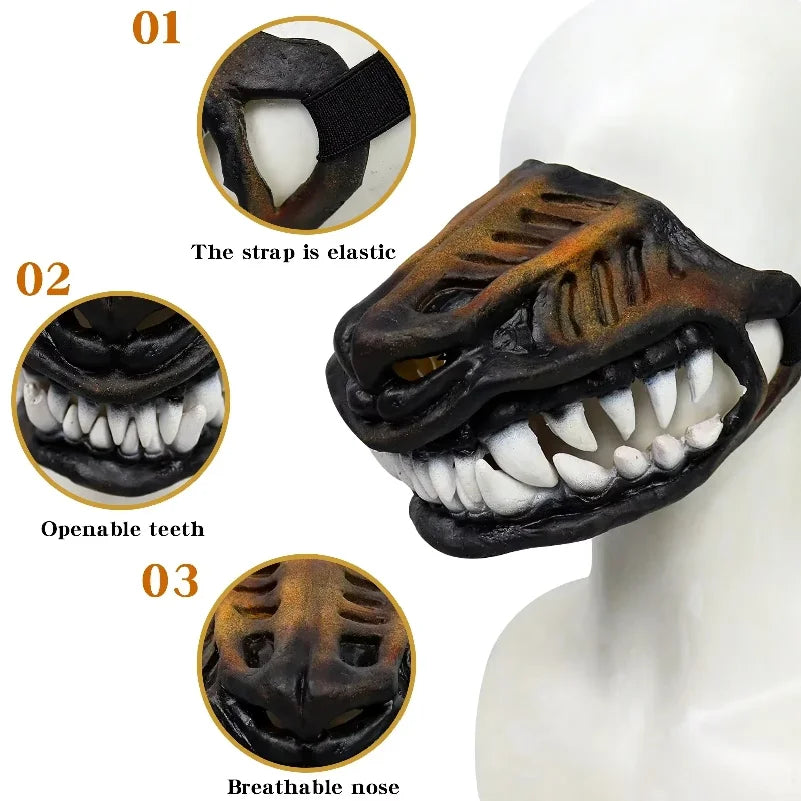 GhostGuard™ Dog Mask 🐾💀 — Safety with a Fierce Look
