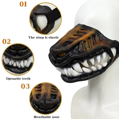 GhostGuard™ Dog Mask 🐾💀 — Safety with a Fierce Look
