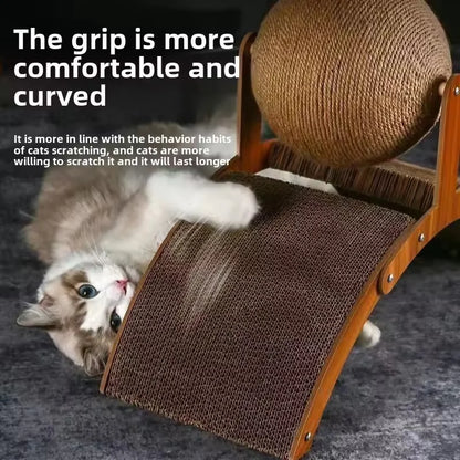 SisalSpin™ Cat Ball 🐱🌀 — Playful Scratching & Exercise