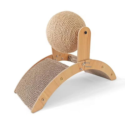 SisalSpin™ Cat Ball 🐱🌀 — Playful Scratching & Exercise